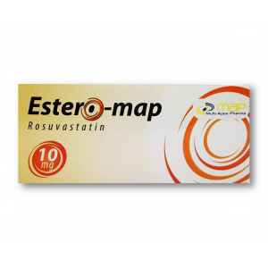 ESTERO - MAP 10 MG ( ROSUVASTATIN ) 20 FILM-COATED TABLETS